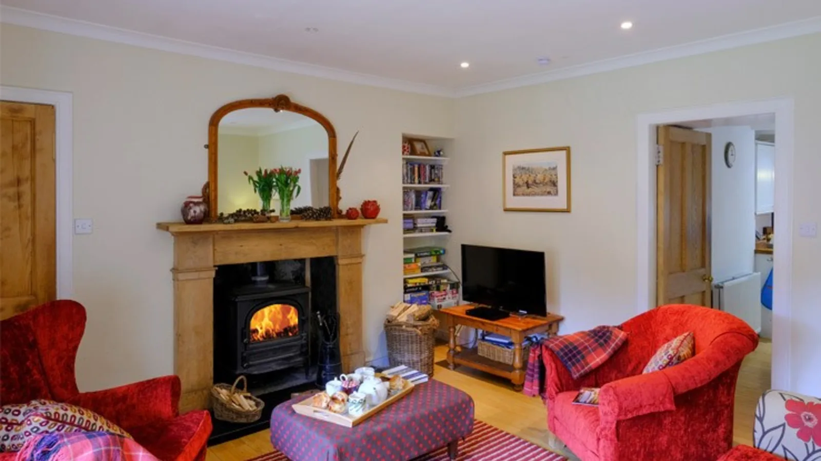 Sitting room at Eildon Cottage in Melrose