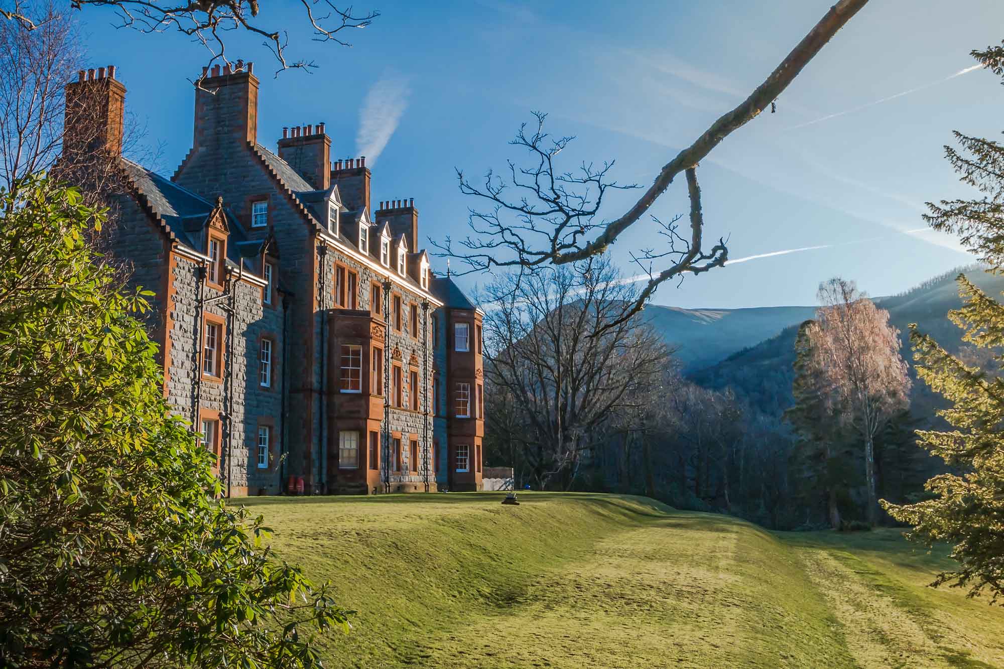 Glencoe House in the Scottish Highlands