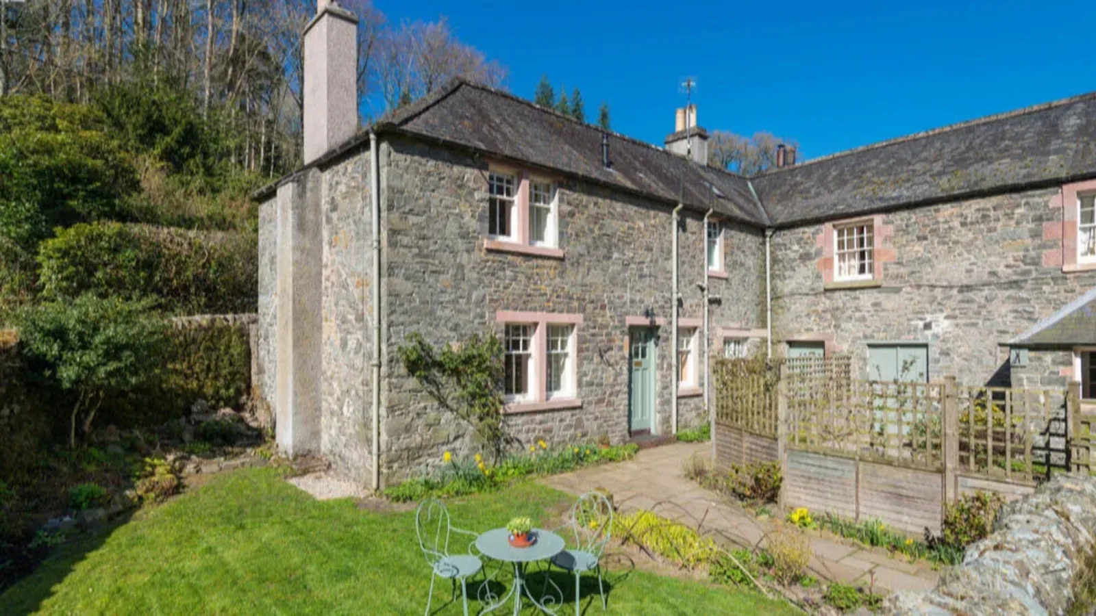 Braefoot cottage on the Yair estate near Selkirk
