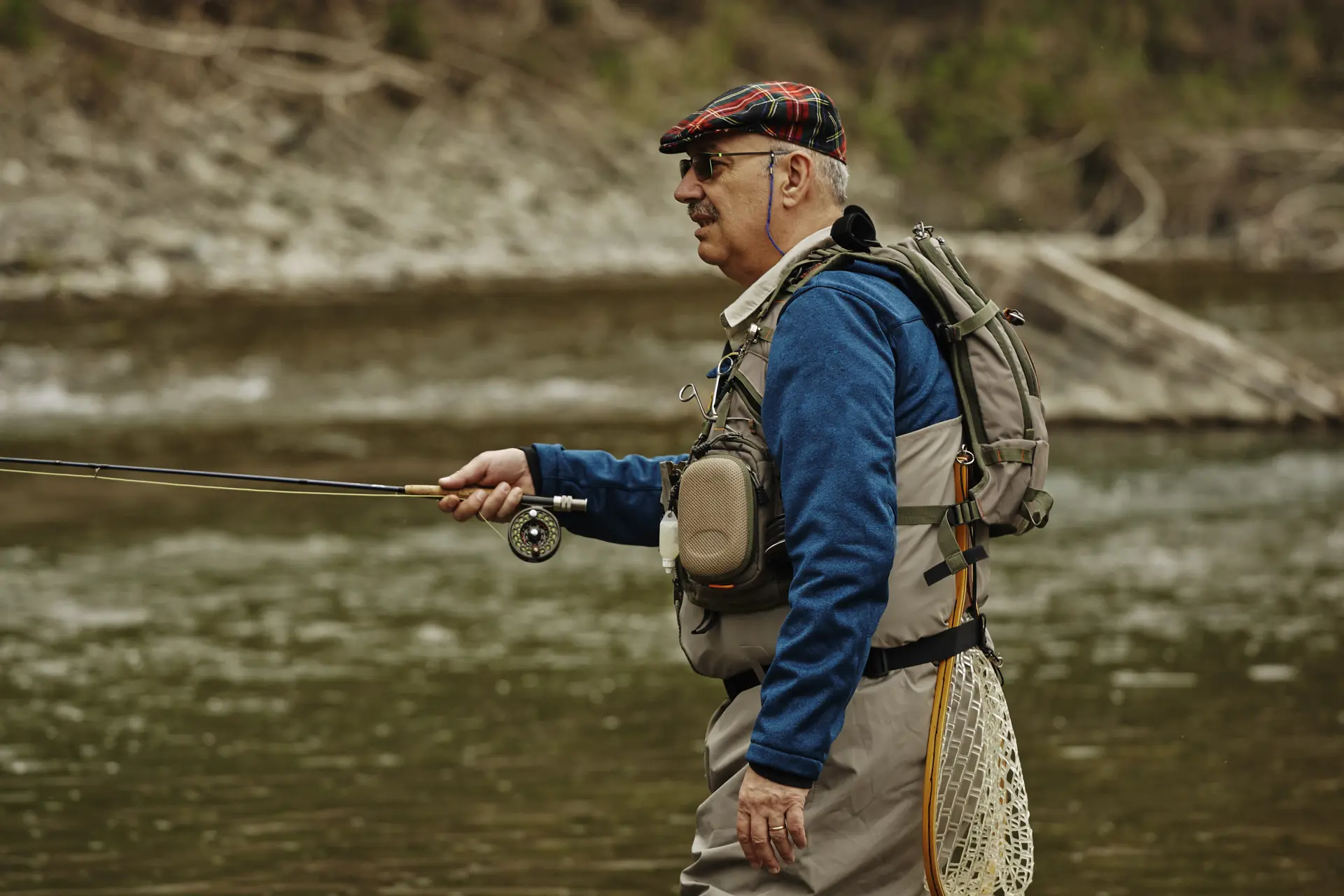 A guest fishing with Best Fishing Scotland
