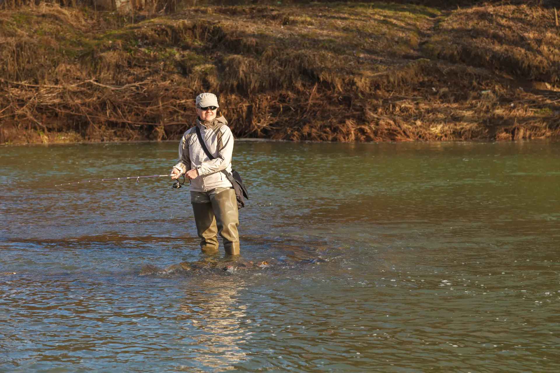 Fly fishing in the Scottish Borders